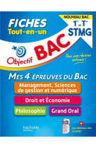 Objectif bac fiches tout-en-un 1re et tle stmg