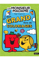 Monsieur madame-mon grand livre de coloriages