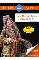 Bibliolycee les caracteres (la bruyere) ch. 5 a 10  bac 1re generale