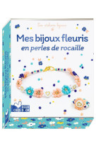 Mes bijoux fleuris en perles de rocaille - mini boite avec accessoires