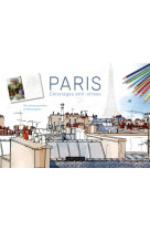 Paris carnet coloriages cartes postales