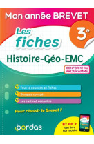 Mon annee brevet - les fiches histoire geo emc 3e