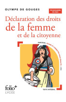 D?claration droits de la femme et de la citoyenne