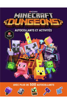 Minecraft : dungeons autocollants et activites (tp)