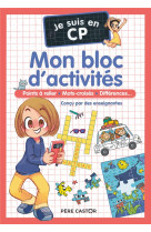 Mon bloc d-activites - je suis en cp - mots meles - rebus - labyrinthes