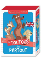 Les toutous tout partout (anglais)