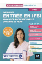 Reussite admission - infirmier - entree en ifsi - formation professionnelle continue + as/ap 2022