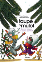 Taupe et mulot-t04 - bonnet blanc et blanc bonnet