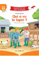 Qui a vu mon lapin ? alphas