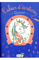 Licornes cahier ?criture