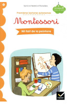 Nil fait de la peinture premieres lectures autonomes montessori - t21 -