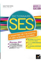 Dico ses - dictionnaire d-economie et de sciences sociales - ed. 2020