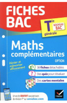 Fiches bac maths complementaires tle (option)