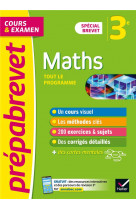 Prepabrevet maths 3e brevet 2022 - cours, methodes et entrainement (brevet 2022)