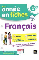 Francais 6e - fiches de revision & exercices
