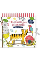 Mes 50 coloriages relaxants - animaux