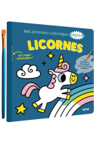 Mes premiers coloriages magiques - licornes