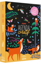 Mon agenda creatif - 2021-2022 - + de 50 autocollants a gratter