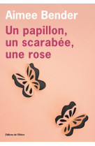 Un papillon, un scarabee, une rose