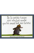 De la petite taupe qui voulait savoir qui lui avait fait sur la tête (version album)