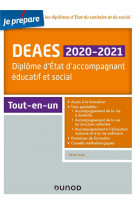 Deaes -2020/2021 - diplome d-etat d-accompagnant educatif et social  - tout-en-un - diplome d-etat d-