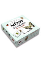 Boite de jeu memo - les insectes de mon jardin