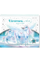 Licornes de reve - carnet creatif - magie des neiges