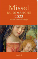 Missel du dimanche et son livret vivre la messe (edition 2022)
