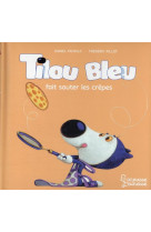 Tilou bleu fait sauter les crepes