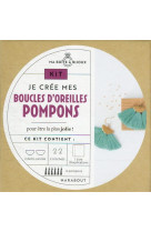 Kit boucles d-oreilles pompoms