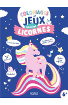 Coloriages et jeux special licornes