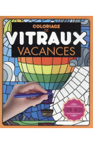 Coloriage de vitraux - vacances