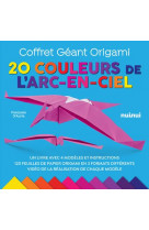 Coffret geant origami - 20 couleurs de l-arc-en-ciel