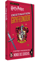 Harry potter - destination gryffondor, coffret magique du monde des sorciers