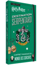 Harry potter - destination serpentard, coffret magique du monde des sorciers