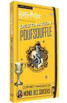 Harry potter - destination poufsouffle, coffret magique du monde des sorciers