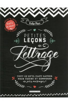 Petites leçons de lettrage