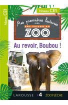 Premieres lectures une saison au zoo - ce1 au  revoir, boubou !