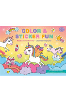 Color & sticker fun - licornes magiques