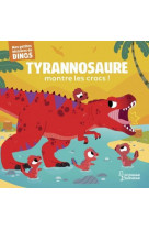 Tyrannosaure montre les crocs - mes petites histoires de dinos
