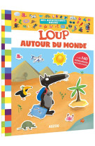 Loup autour du monde - mes autocollants malins