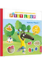 P-tit loup - cahier d-autocollants - paques