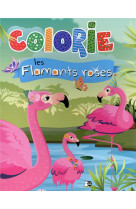 Colorie les flamants roses