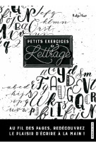 Petits exercices de lettrage