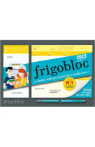 Mini frigobloc hebdomadaire 2023 - calendrier d-orga. familiale / semaine (sept. 2022- aout. 2023) -