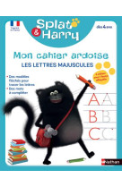 Splat & harry - cahiers effacables: lettres majuscules (des 4 ans)