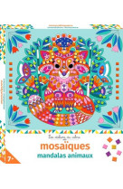 Mosaiques mandalas animaux - boite avec accessoires