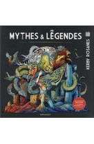 Mythes et legendes - carnet de coloriages