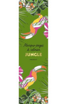 Marque-pages a colorier - jungle