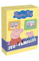 Peppa pig - boite de cartes - jeu des familles